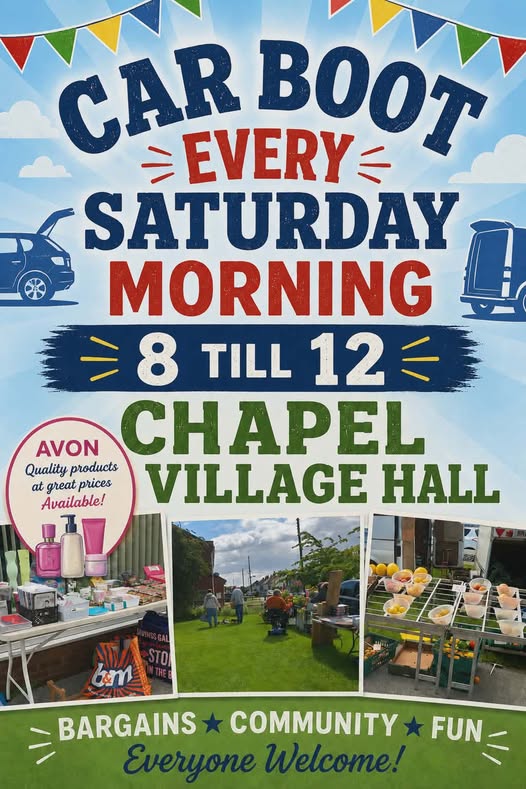 Car Boot Sales every Saturday