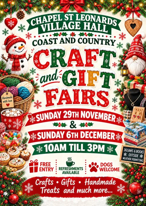 Craft Fairs - 29/11 & 6/12